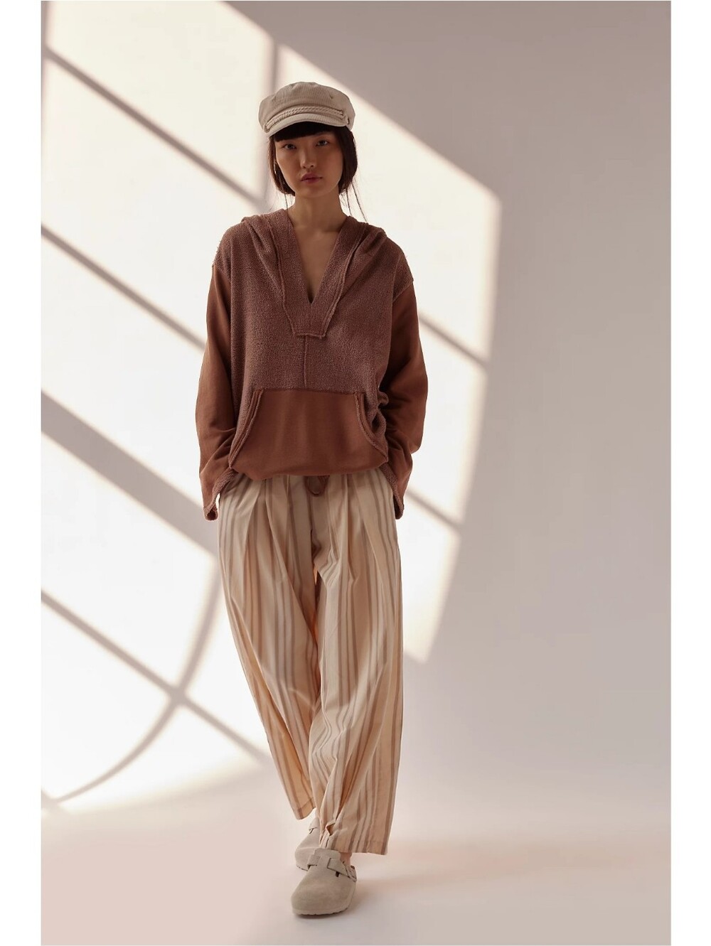 Free People Raven Pullover Otter Brown Nwot